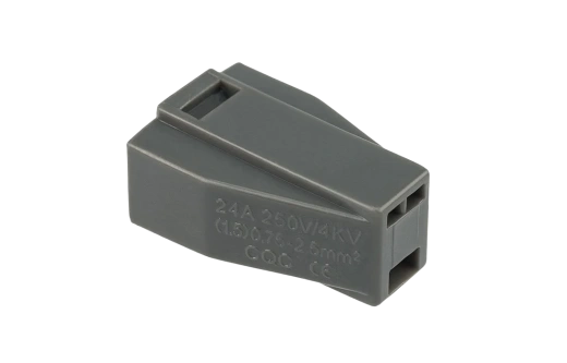07-3020 Экспресс-клемма с пастой, 2-проводная до 2,5 мм?, серая (100 шт./уп.) (773-302) REXANT