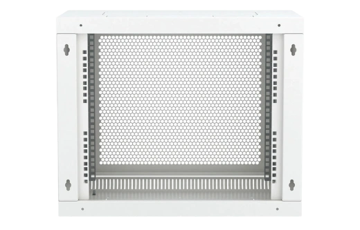 Шкаф телекоммуникационный настенный разборный 19”,9U(600x350), ШТ-НСр-9U-600-350-П дверь перфорированная ССД