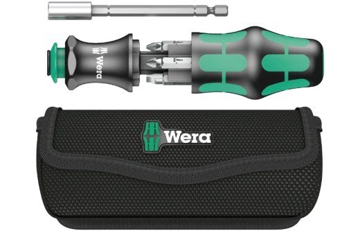 WE-134491	Kraftform Kompakt 28 с сумкой, набор бит с отвёрткой-битодержателем, 6 пр.
