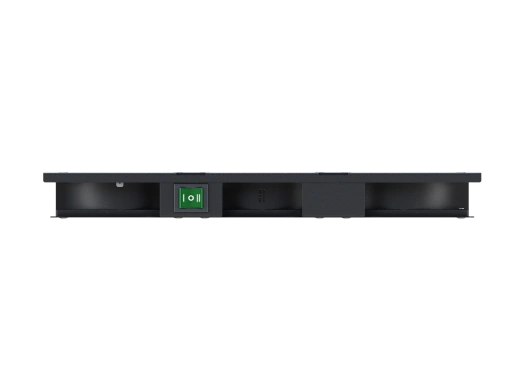 Вентиляторный модуль потолочный чёрный, 3 вентилятора с термодатчиком 35С ВМ-3П-Ч ССД