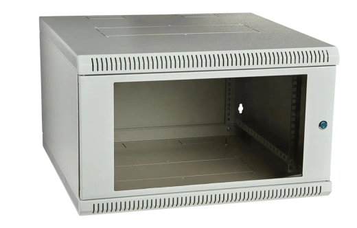 Шкаф телекоммуникационный настенный сварной 19”,12U(600x600), ШТ-НСс-12U-600-600-С дверь стекло ССД