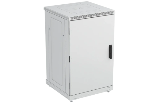 Шкаф телекоммуникационный напольный 19",18U(600x1000), ШТ-НП-18U-600-1000-М, передняя дверь металл ССД