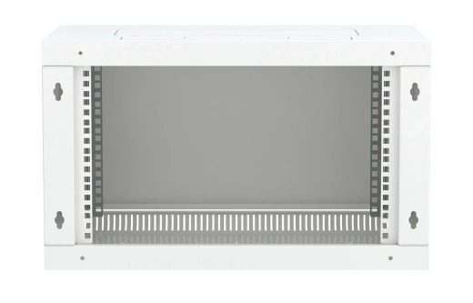 Шкаф телекоммуникационный настенный разборный 19”,6U(600x650), ШТ-НСр-6U-600-650-М дверь металл ССД