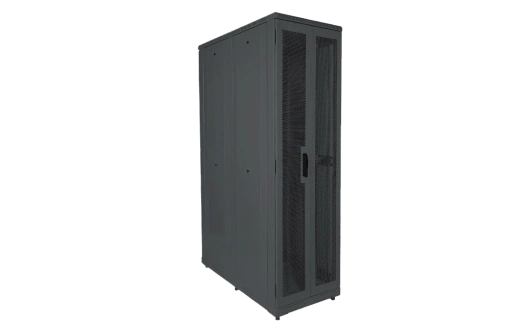 Шкаф телекоммуникационный напольный серверный 19", 33U(600x1200) , ШТ-НП-С-33U-600-1200-П2П-Ч передняя перф, задняя двустворчатая перф. черн.