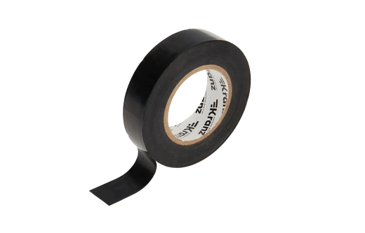 KR-09-2206 Изолента ПВХ KRANZ 19 мм х 25 м, черная, упаковка 5 роликов