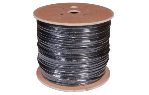 01-0144 REXANT Кабель витая пара FTP 4PR 24AWG, CAT5e, наружный (OUTDOOR) + ТРОС*1 (бухта 305 м)