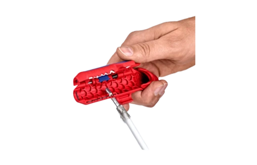 KN-169502SB	ErgoStrip® Cтриппер универсальный для круглых проводов, 0.2-4 мм², d8-13 мм, длина 135 мм, для левшей, SB