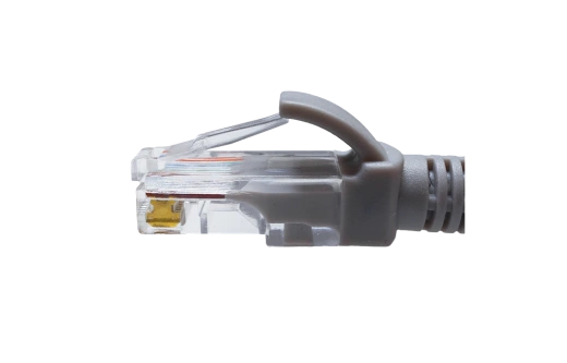 10-0140 SUPRLAN Патч-корд UTP 5e 4x2 26AWG (7x0.16mm) Cu LSZH серый 0,3м