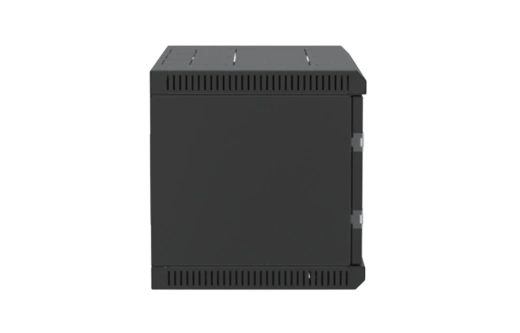 Шкаф телекоммуникационный настенный разборный черный 19”,6U(600x450), ШТ-НСр-6U-600-450-П-Ч дверь перфорированная ССД