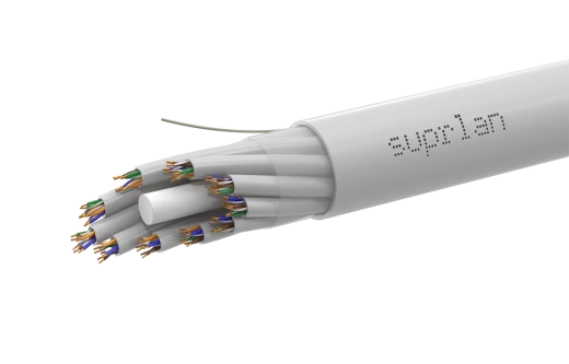 01-0353-2 Cборка кабельная SUPRLAN Premium U/UTP Cat.5e 10х(4x2x0,51) Cu LSZH нг(А)-HF Indoor 305м