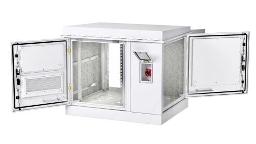 Шкаф климатический  напольный двухсекционный 19, 12U (800x1000) ШКТ-НП-2-12U-800-1000