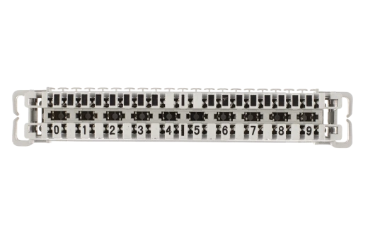 Плинт ПВТ-10Р Эконом, LSA plus, 10 пар размыкаемые контакты 0...9
