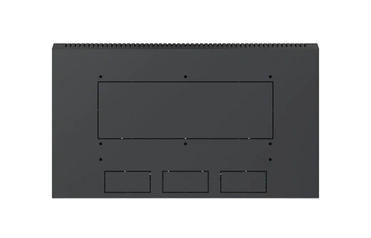 Шкаф телекоммуникационный настенный разборный черный 19”,6U(600x650), ШТ-НСр-6U-600-650-М-Ч дверь металл ССД