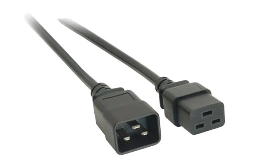 PC-C19C20-1M ITK Кабель электропитания PDU 3х1,5 1М с разъёмами С19-C20