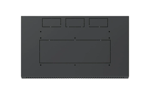 Шкаф телекоммуникационный настенный разборный черный 19”,6U(600x650), ШТ-НСр-6U-600-650-С-Ч дверь стекло ССД