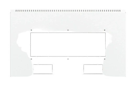 Шкаф телекоммуникационный настенный разборный 19”,9U(600x350), ШТ-НСр-9U-600-350-М дверь металл ССД