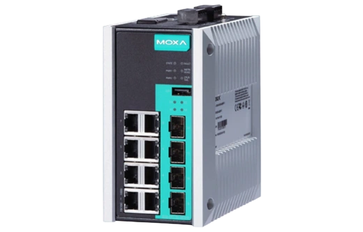 Коммутатор Moxa EDS-G512E-4GSFP-T