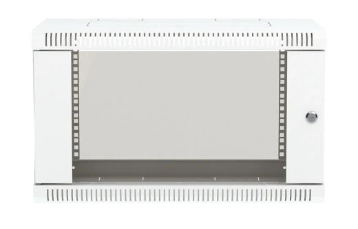 Шкаф телекоммуникационный настенный разборный 19”,6U(600x550), ШТ-НСр-6U-600-550-С дверь стекло ССД