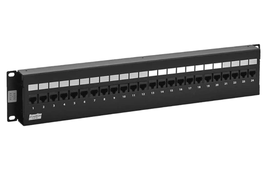 433794 Hyperline PPW1-24-8P8C-C5e-FR Патч-панель настенная c передним монтажом, 24 порта RJ-45(8P8C), категория 5e