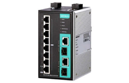 Коммутатор Moxa EDS-P510A-8PoE-2GTXSFP-T