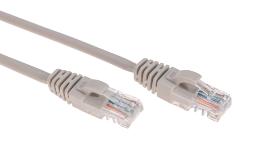 02-0100-03 REXANT Патч-корд U/UTP, CAT 5e, RJ45-RJ45, 26AWG, LSZH, серый, 0,3м