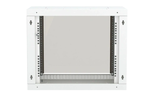 Шкаф телекоммуникационный настенный разборный 19”,15U-600x450, ШТ-НСр-15U-600x450-С дверь стекло ССД