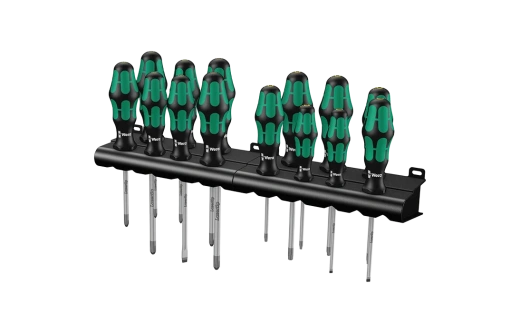 WE-105630	Kraftform Big Pack 300 набор отвёрток с двумя подставками, 14 пр., PH 1/2/3, PZ 1/2/3, TX 10/15/20/25/30, SL 3.5/4/6.5