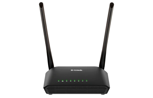 Роутер беспроводной D-Link DIR-615S N300 10/100BASE-TX черный