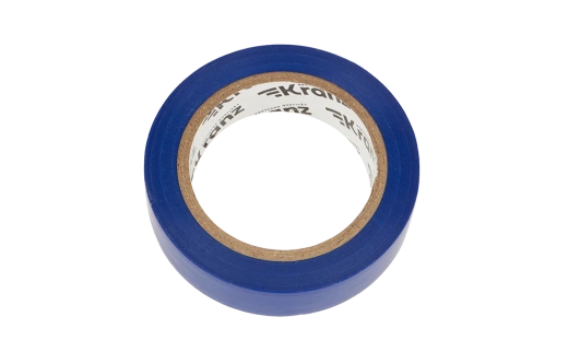 KR-09-2005 Изолента ПВХ KRANZ 15 мм х 10 м, синяя, упаковка 10 роликов