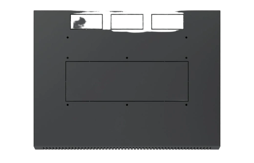 Шкаф телекоммуникационный настенный разборный черный 19”,18U(600x650), ШТ-НСр-18U-600-650-П-Ч дверь перфорированная ССД
