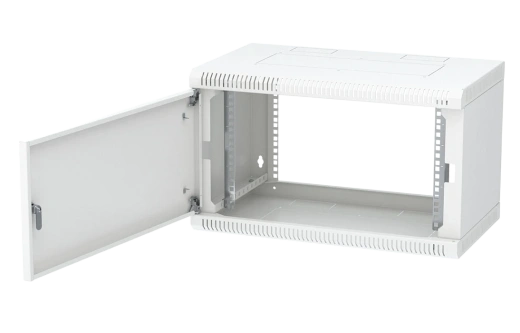 Шкаф телекоммуникационный настенный разборный 19”,6U(600x350), ШТ-НСр-6U-600-350-М дверь металл ССД
