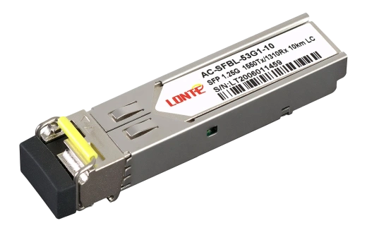 SFP WDM 1.25G Tx1550/Rx1310 10km LC DDM