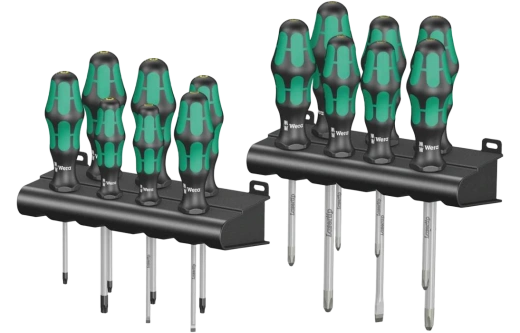 WE-105630	Kraftform Big Pack 300 набор отвёрток с двумя подставками, 14 пр., PH 1/2/3, PZ 1/2/3, TX 10/15/20/25/30, SL 3.5/4/6.5