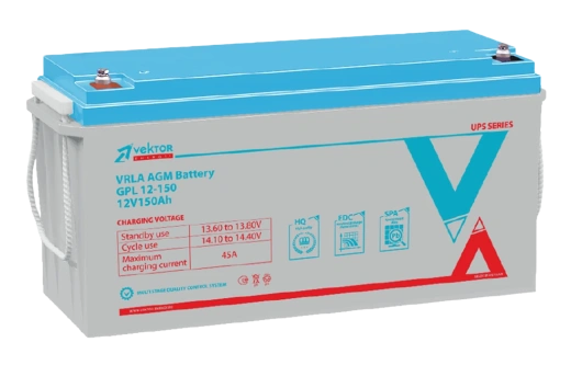 GPL 12-150	Аккумуляторная батарея Vektor GPL 12-150