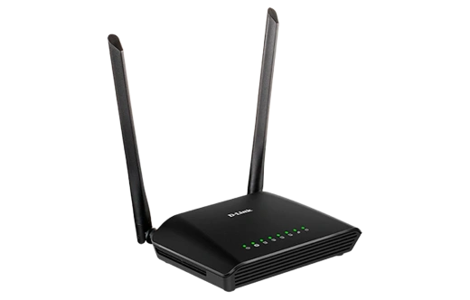 Роутер беспроводной D-Link DIR-615S N300 10/100BASE-TX черный