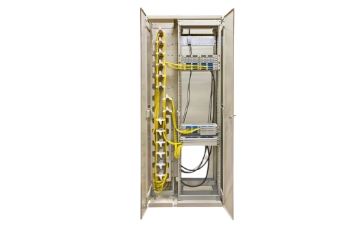 Шкаф комбинированный с органайзерами левый 19"+10" 45U 900х600х2200 мм ВОКС-Ф-9645Л-О ССД