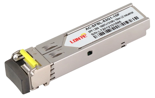 SFP WDM 1.25G Tx1550/Rx1310 10km LC DDM (industrial)