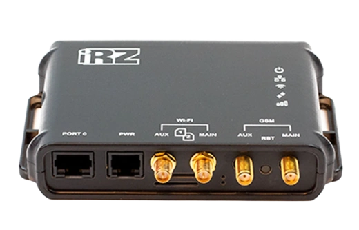 Роутер iRZ RL01w (4G до 100 Мбит/с, 2xSIM, 1xLAN, Wi-Fi, GRE, OpenVPN, PPTP)