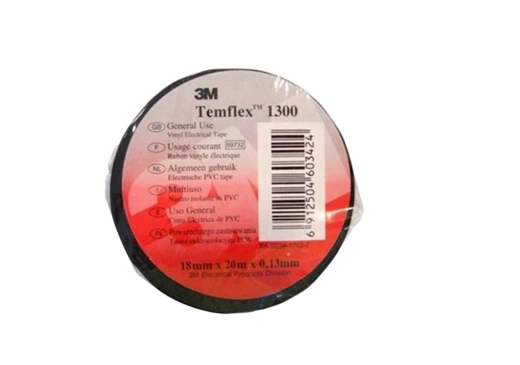 7100080340 Temflex 1300, универсальная изоляционная лента, 19мм х 20м х 0,13мм