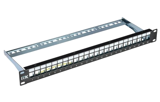 PP24-1UMF ITK 1U Модульная патч-панель FTP, 24 порта