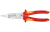 KN-1396200	Клещи электромонтажные VDE, 6-в-1, 200 мм, защёлка-"собачка", хром, 2-комп диэлектрические ручки