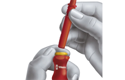 WE-003474	Kraftform Kompakt VDE 16 Universal 1 Набор насадок с отвёрткой-битодержателем + пробник, 16 пр.