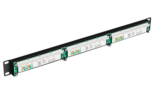 PP24-1UC5EU-D05 ITK 1U патч-панель кат.5Е UTP, 24 порта (Dual)