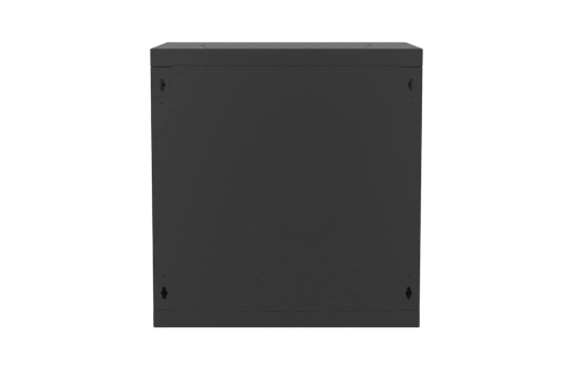 Шкаф телекоммуникационный настенный разборный черный 19”,12U(600x650), ШТ-НСр-12U-600-650-С-Ч дверь стекло ССД