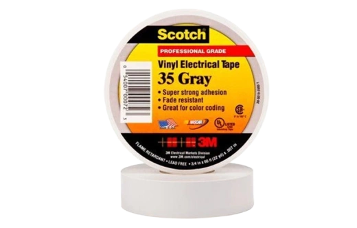 7000031674 Scotch 35, серая, изоляционная лента высшего класса, 19мм х 20м х 0,18мм