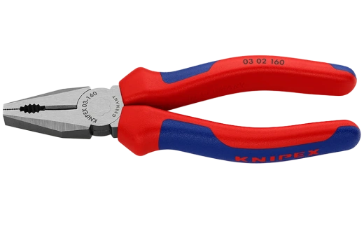 KN-0302160 Плоскогубцы комбинированные, 160 мм, фосфатированные, 2-комп ручки