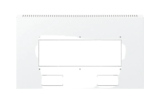Шкаф телекоммуникационный настенный разборный 19”,9U(600x350), ШТ-НСр-9U-600-350-П дверь перфорированная ССД