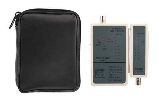 12-1001 Тестер кабеля RJ-45 + BNC 5248 REXANT