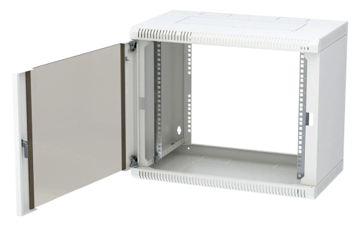 Шкаф телекоммуникационный настенный разборный 19”,12U(600x650), ШТ-НСр-12U-600-650-С дверь стекло ССД