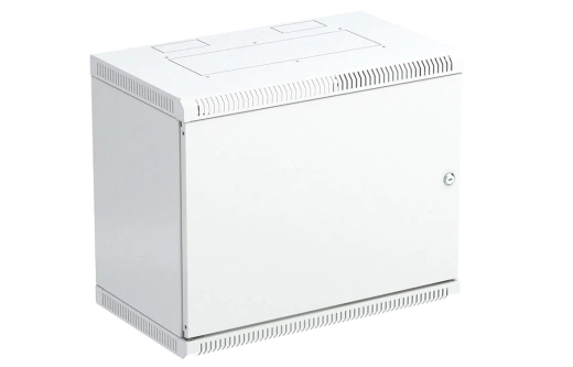Шкаф телекоммуникационный настенный разборный 19”,9U(600x350), ШТ-НСр-9U-600-350-М дверь металл ССД
